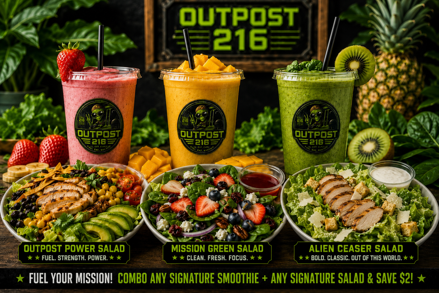 Smoothies & Salads